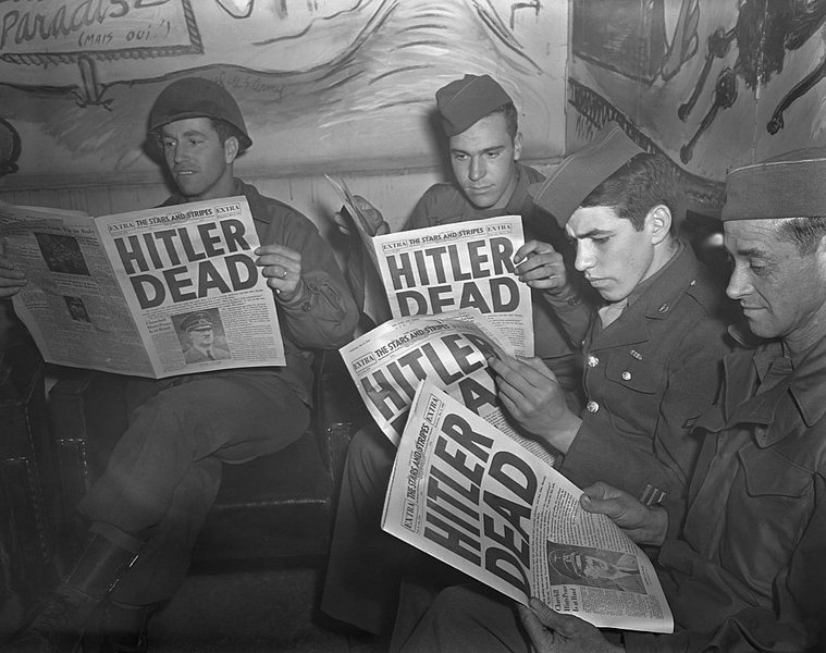 Май 1945 года. Мировая пресса уверенно сообщает: Гитлер мертв!