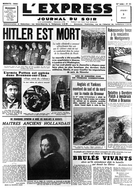 Май 1945 года. Мировая пресса уверенно сообщает: Гитлер мертв!